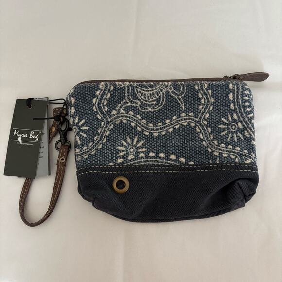 NWT Myra Bag Kilim Classical Design Pouch Boho Bohemian Artsy - Picture 1 of 9